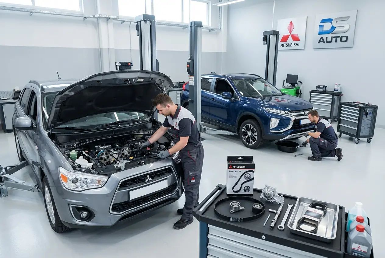 Диагностика и замена ремня ГРМ Mitsubishi в автосервисе DS AUTO в Жуковском – качественное обслуживание
